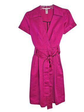 Diane Von Furstenberg Hutton Silk Blend Wrap Dress